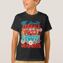 Camiseta Orgullosa NIECE de una clase de 2023 Graduate Retr