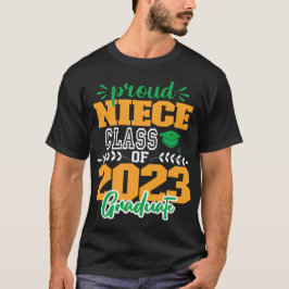 Camiseta Orgullosa NIECE de una clase de 2023 MODERNA SCRIP