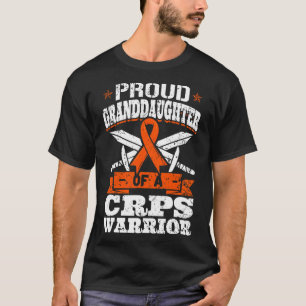 Camiseta Orgullosa Nieta De Un Guerrero Del Crps Rsd Awaren