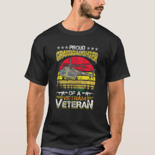 Camiseta Orgullosa Nieta De Un Veterano Vietnamita