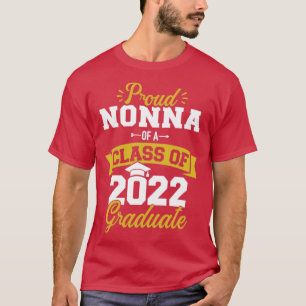 Camiseta Orgullosa no-na de una clase de graduados de 2022