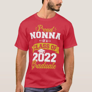 Camiseta Orgullosa no-na de una clase de graduados de 2022