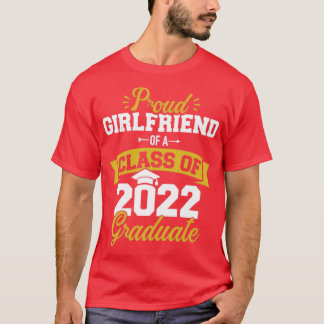 Camiseta Orgullosa novia de clase de 2022 graduada