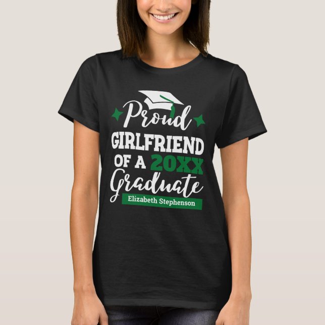 Camiseta Orgullosa novia de la pareja de graduados de 2023 (Anverso)