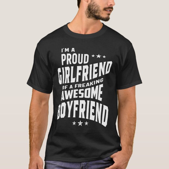Camiseta Orgullosa Novia de un asombroso novio (Anverso)
