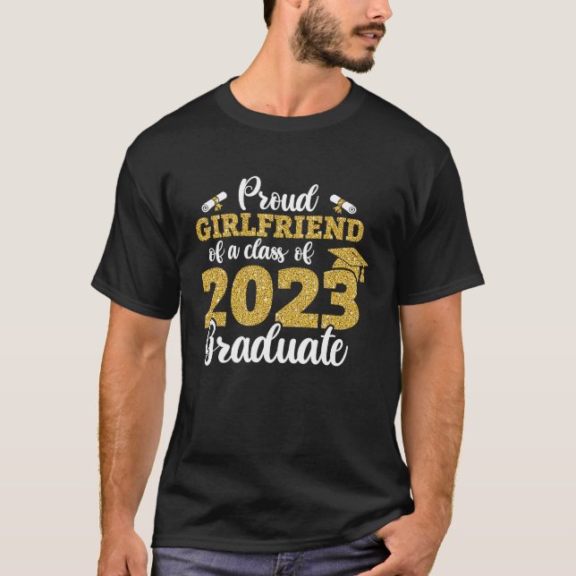 Camiseta Orgullosa novia de una clase de graduado Senio 202 (Anverso)