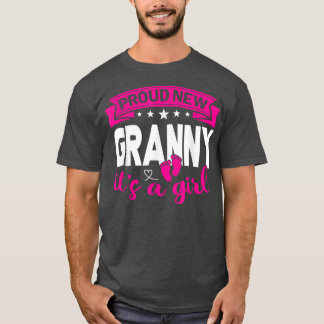 Camiseta Orgullosa nueva abuela es una revelación de género