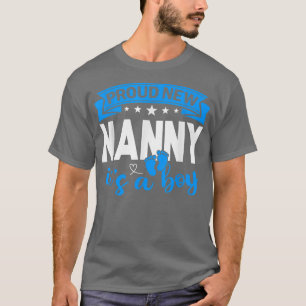 Camiseta Orgullosa Nueva Niñera, es un chico, el género rev