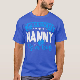 Camiseta Orgullosa Nueva Niñera, es un chico, el género rev