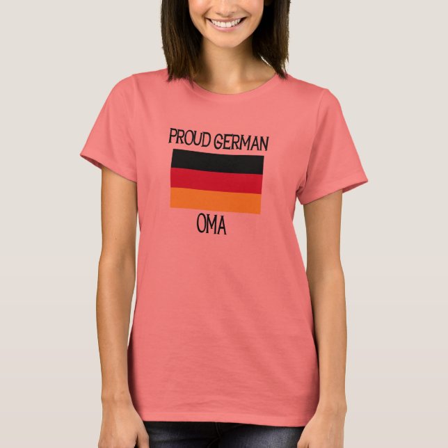 Camiseta Orgullosa Oma Alemana (Anverso)