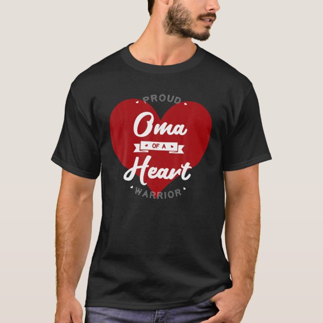 Camiseta Orgullosa Oma De Un Tranplan De Cirugía De Un Guer (Anverso)