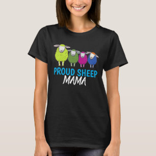 Camiseta Orgullosa oveja Mama Cute Sheep