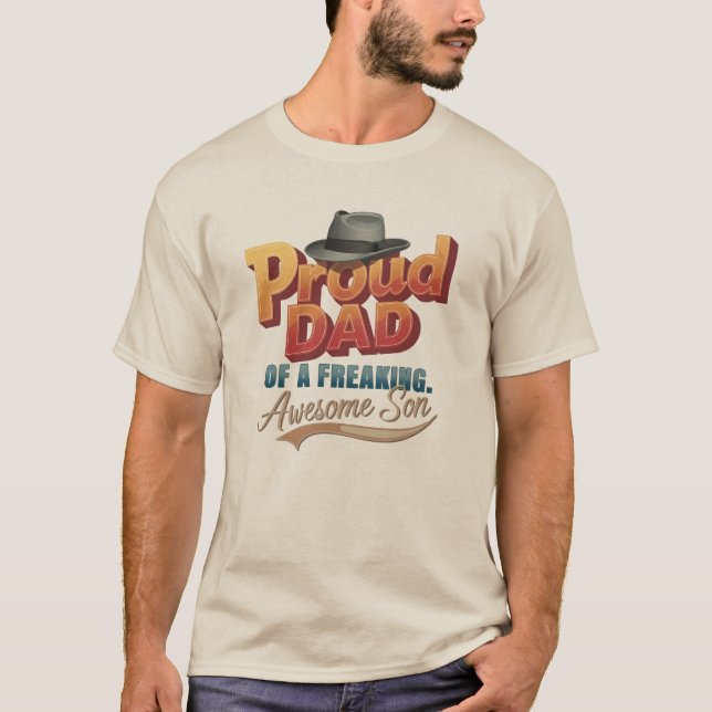 Camiseta "Orgullosa papá de un maldito e impresion (Anverso)