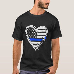 Camiseta Orgullosa Policía De Un Oficial De Policía Que Cop