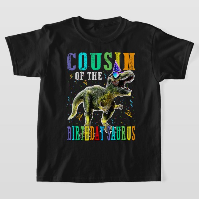 Camiseta Orgullosa PRIMA Del Cumpleaños Dinosaurio Saurus (Distribución)