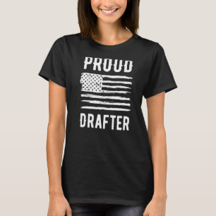 Camiseta Orgullosa profesión de pintor Bandera Americana Pr
