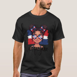Camiseta Orgullosa Quisqueyana Bandera de la República Domi