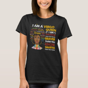 Camiseta Orgullosa Reina Afro Virgo Septiembre Cumpleaños d