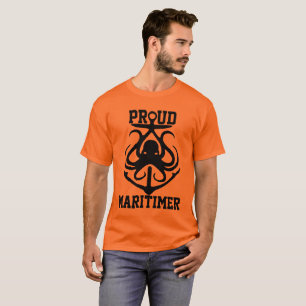 Camiseta Orgullosa ruta del faro de maritimer para el pulpo
