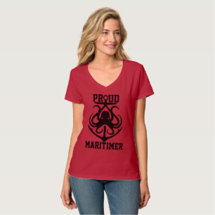 Camiseta Orgullosa ruta del faro de maritimer para el pulpo