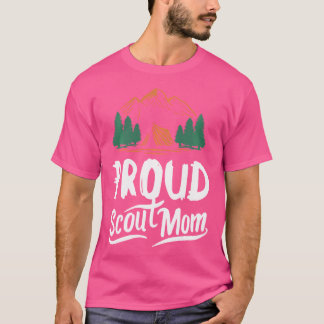 Camiseta Orgullosa Scout Mom - Gracioso Amante del Escultis