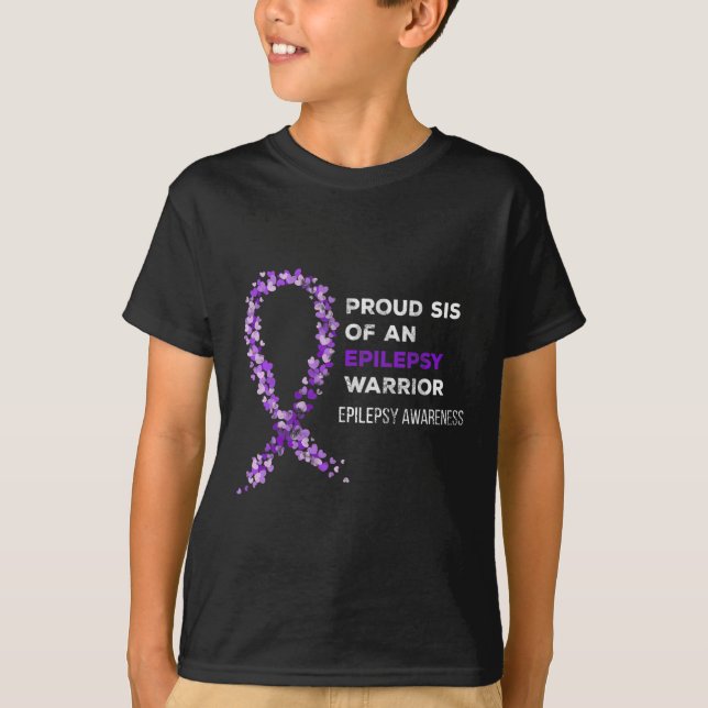 Camiseta Orgullosa Sis de la Epilepsia de la Epilepsia de l (Anverso)