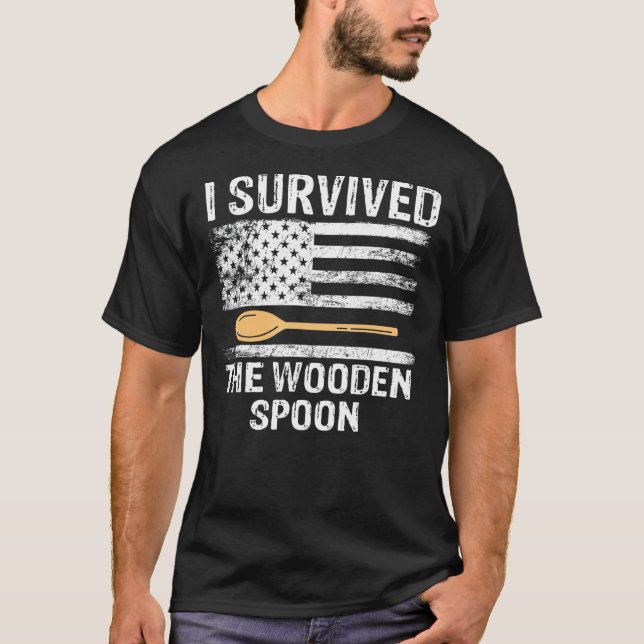 Camiseta Orgullosa Sobreviviente De Cuchara De Adultos Sobr (Anverso)