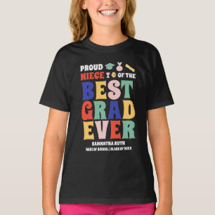 Camiseta Orgullosa sobrina del mejor graduado de la histori