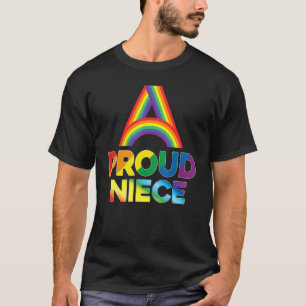 Camiseta Orgullosa sobrina Lgbt Orgullo Gay Lesbiana Arcoir