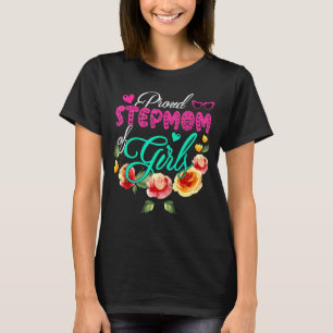 Camiseta Orgullosa Stephama de Chicas Flores corazón Día de