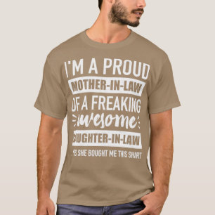 Camiseta Orgullosa suegra de la increíble hijastra