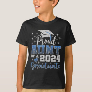 Camiseta Orgullosa Tía De 2024 Graduada De La Impresionante