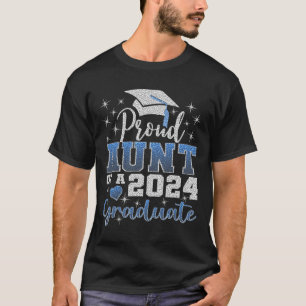 Camiseta Orgullosa Tía De 2024 Graduada De La Impresionante