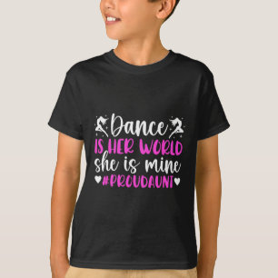 Camiseta Orgullosa Tía De La Bailarina Tía De Baile