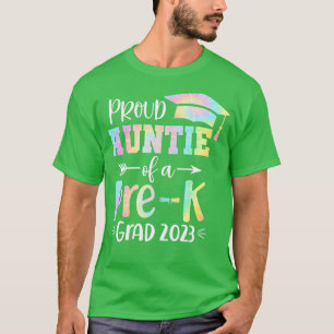 Camiseta Orgullosa Tía De Un Graduado Preuniversitario De 2