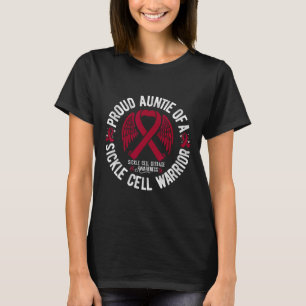 Camiseta Orgullosa Tía De Un Guerrero De Células De Enferme