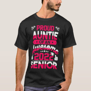 Camiseta Orgullosa tía de una clase de graduado superior 20