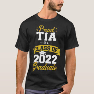 Camiseta Orgullosa tia de una clase de graduados de grado s