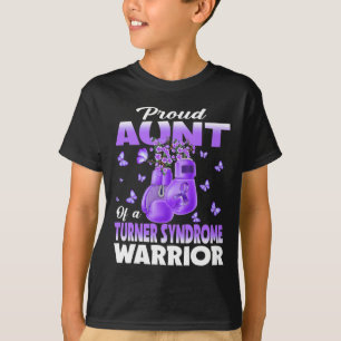 Camiseta Orgullosa Tía De Una Conciencia De Guerrero Del Sí