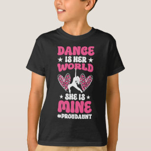 Camiseta Orgullosa Tía De Una Tía De Baile De La Bailarina