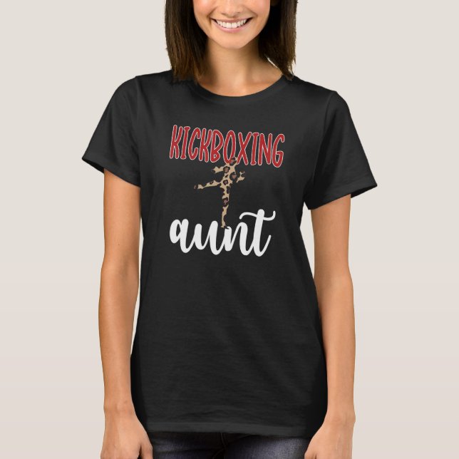Camiseta Orgullosa tía Kickboxing (Anverso)