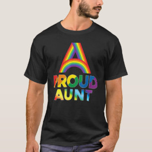 Camiseta Orgullosa tía Lgbt Orgullo Gay Lesbiana Arcoiris C