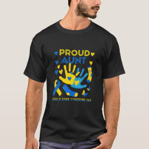 Camiseta Orgullosa tía T21 Día Mundial de Concienciación so