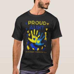 Camiseta Orgullosa tía T21 Día Mundial de Concienciación so