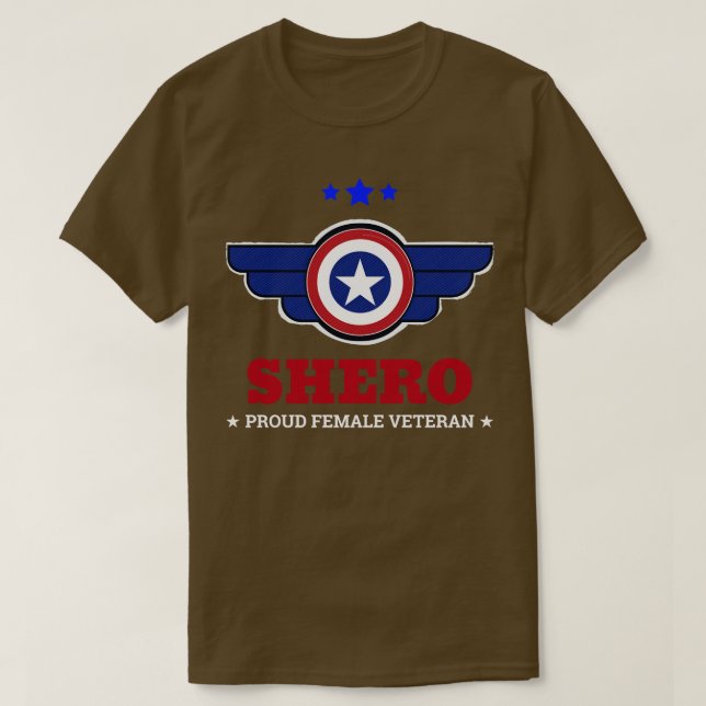 Camiseta Orgullosa veterana (Diseño del anverso)