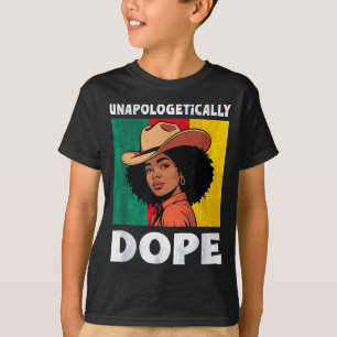 Camiseta Orgullosamente Afro Vaquera Orgullo Negro