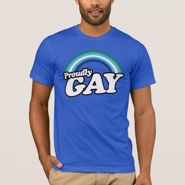 Camiseta Orgullosamente Gay (Anverso)
