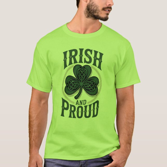 Camiseta Orgullosamente Irlandés (Anverso)