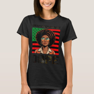 Camiseta Orgullosamente mujer afro negra 