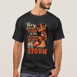 Camiseta Orgullosas damas afroamericanas negras historia ne